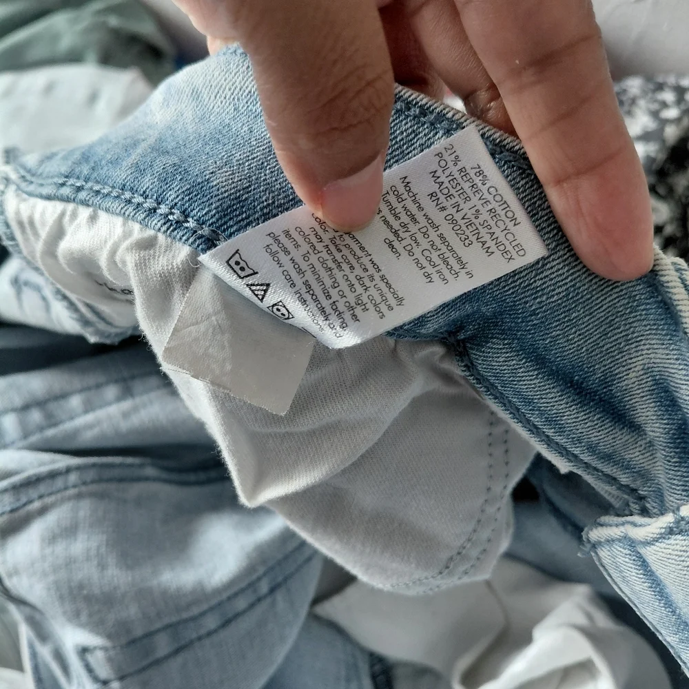 PacSun Light Blue Distressed Skinny Jeans - Picture 6 of 14